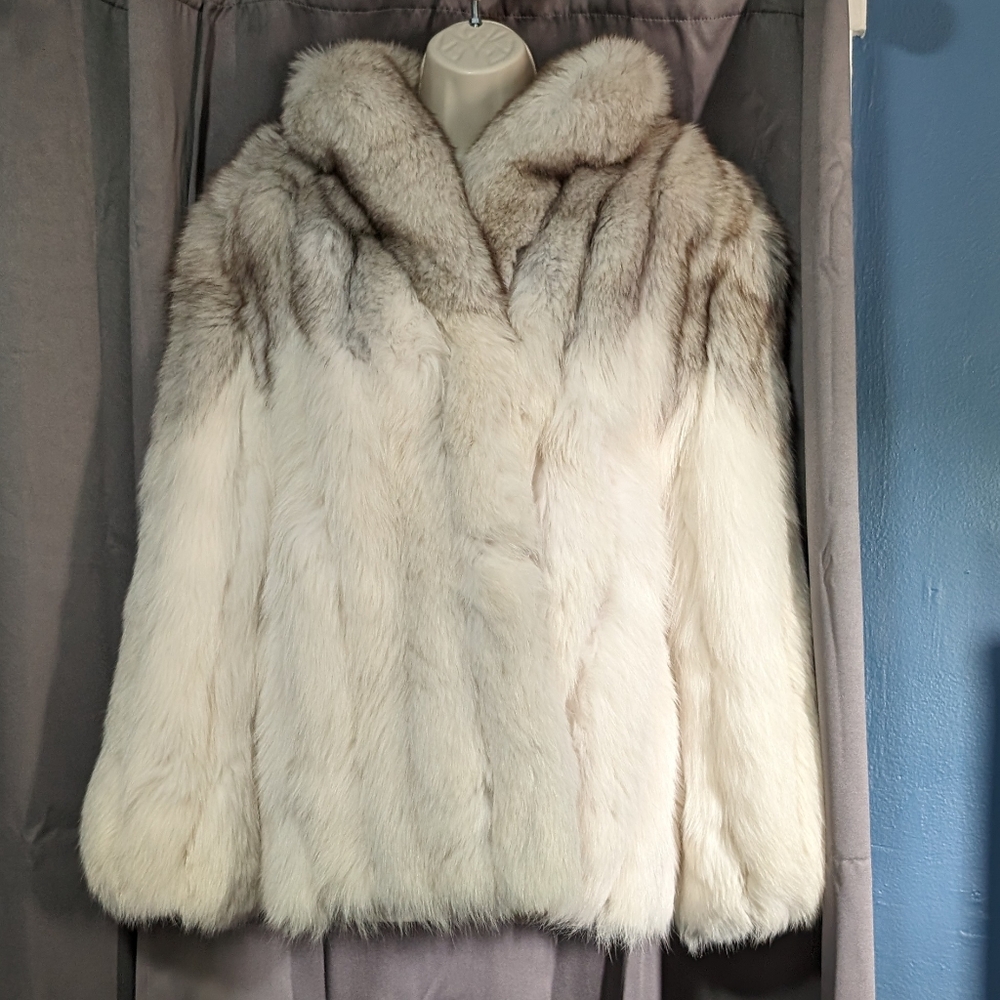 Vintage Saga Fox Jindo Blue Fox Jacket